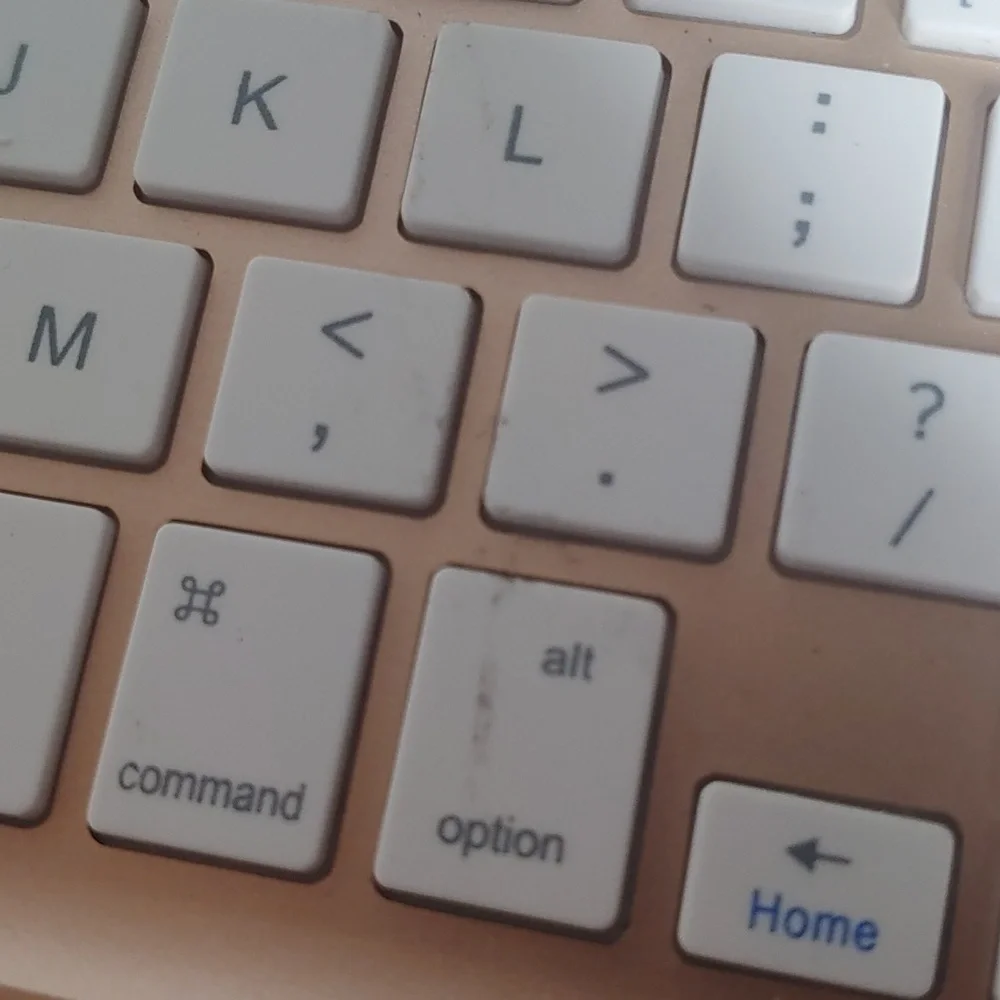 Rose gold Bluetooth keyboard